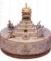 慈禧赐给十三世达赖喇嘛的珍珠坛城
